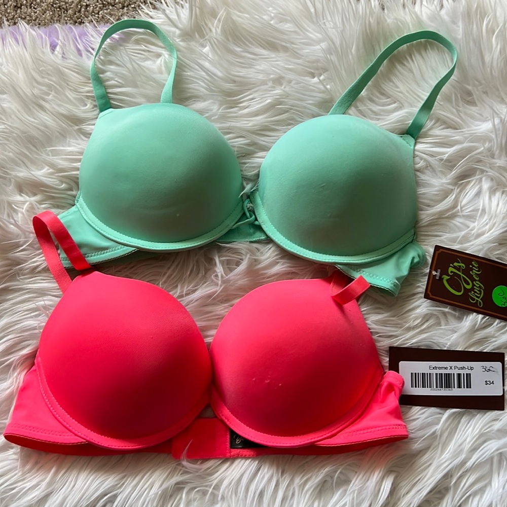 2/$22 Youmita NWT Extreme X Push-Up Bras size 36C